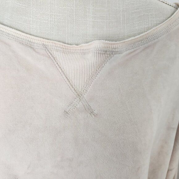 Out from Under Urban Outfitters Sweatshirt Womens L Pink Velour Oversized - Picture 3 of 16